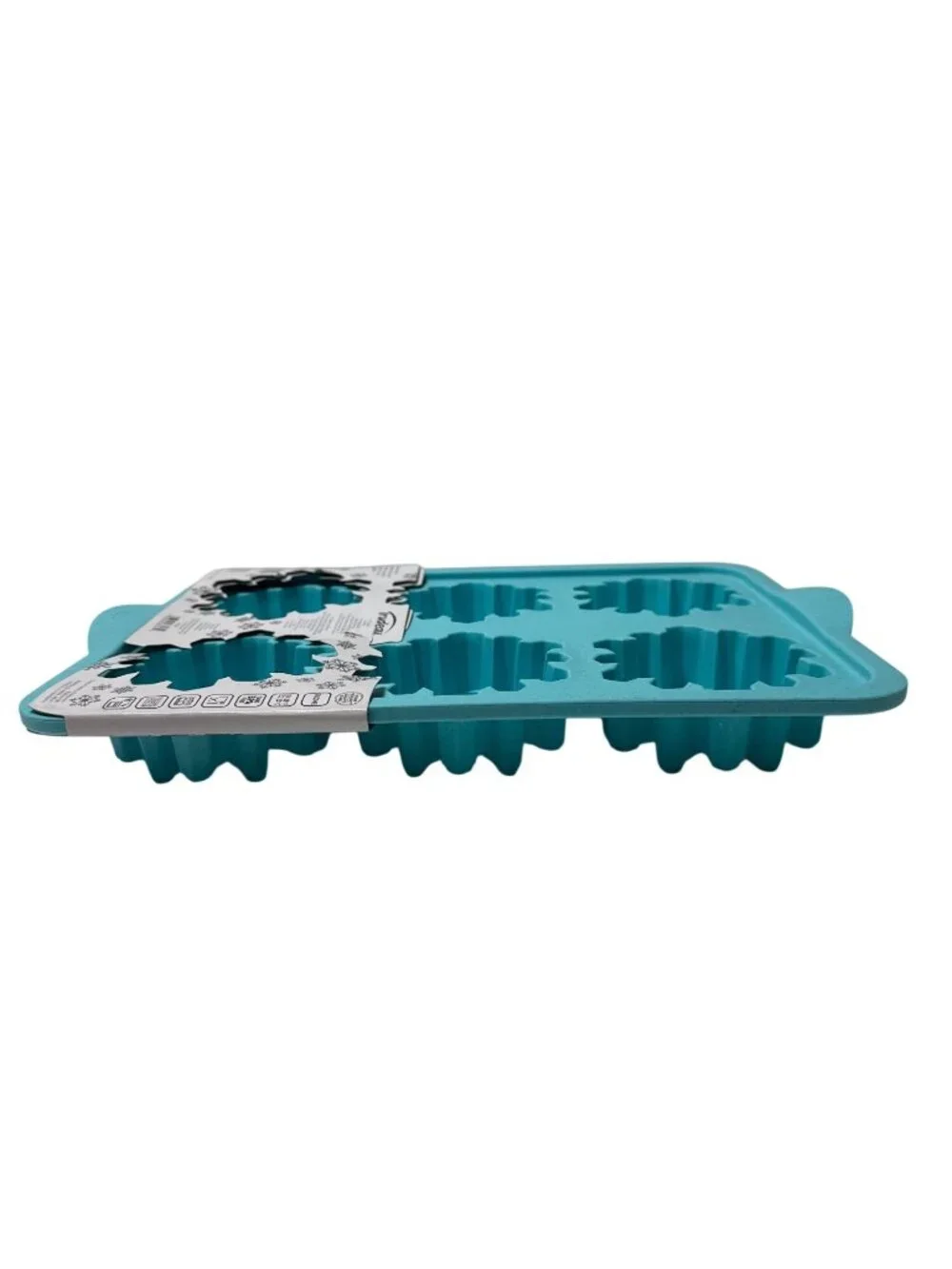 Trudeau Jumbo Snowflake Silicone Cupcake Pan For Baking & Decorating BPA-Free